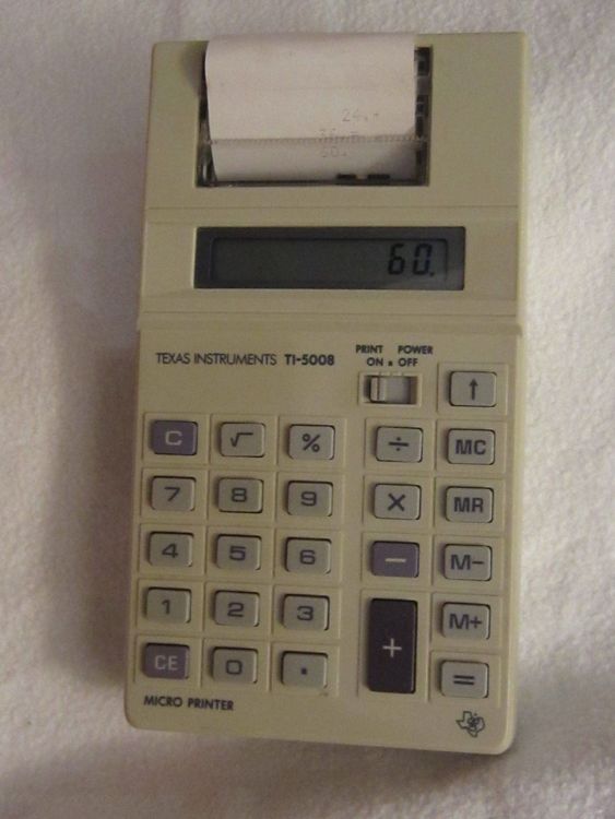 Texas Instruments TI5008 micro printer Acheter sur Ricardo