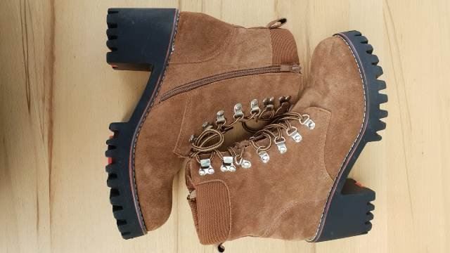 Plateau Stiefeletten Braun 42 Kaufen Auf Ricardo