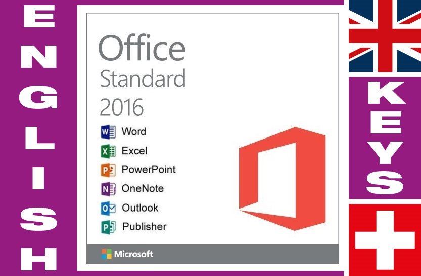 ms office standard 2016 product key