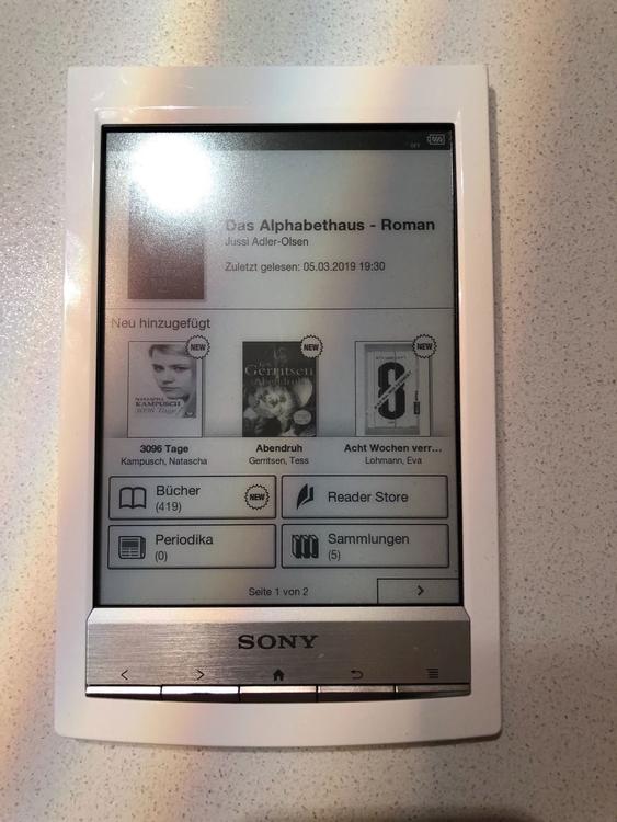 Sony reader prs t1 зависает на opening book и не реагирует