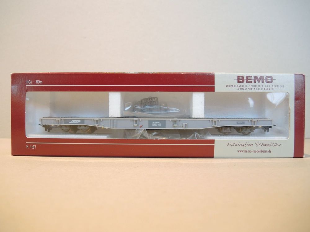 BEMO 2280100 carri merci Rungenwagen SP-W 8280 RHB h0m 