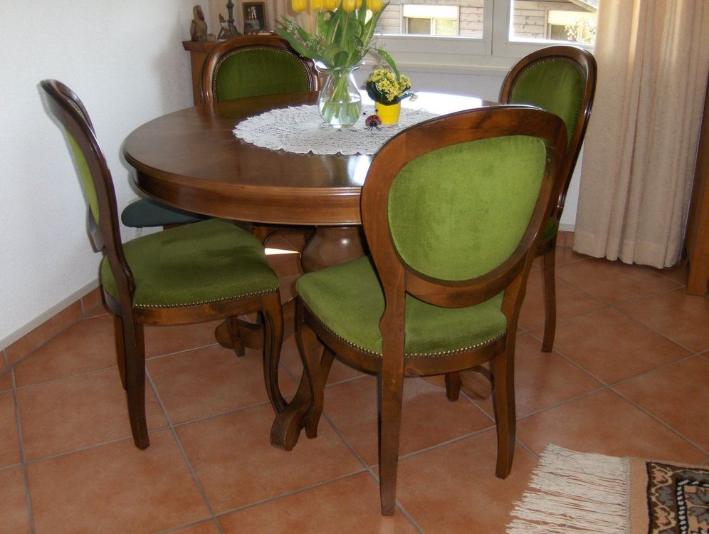 Esstisch, rund Louis-Philipp | Kaufen auf Ricardo