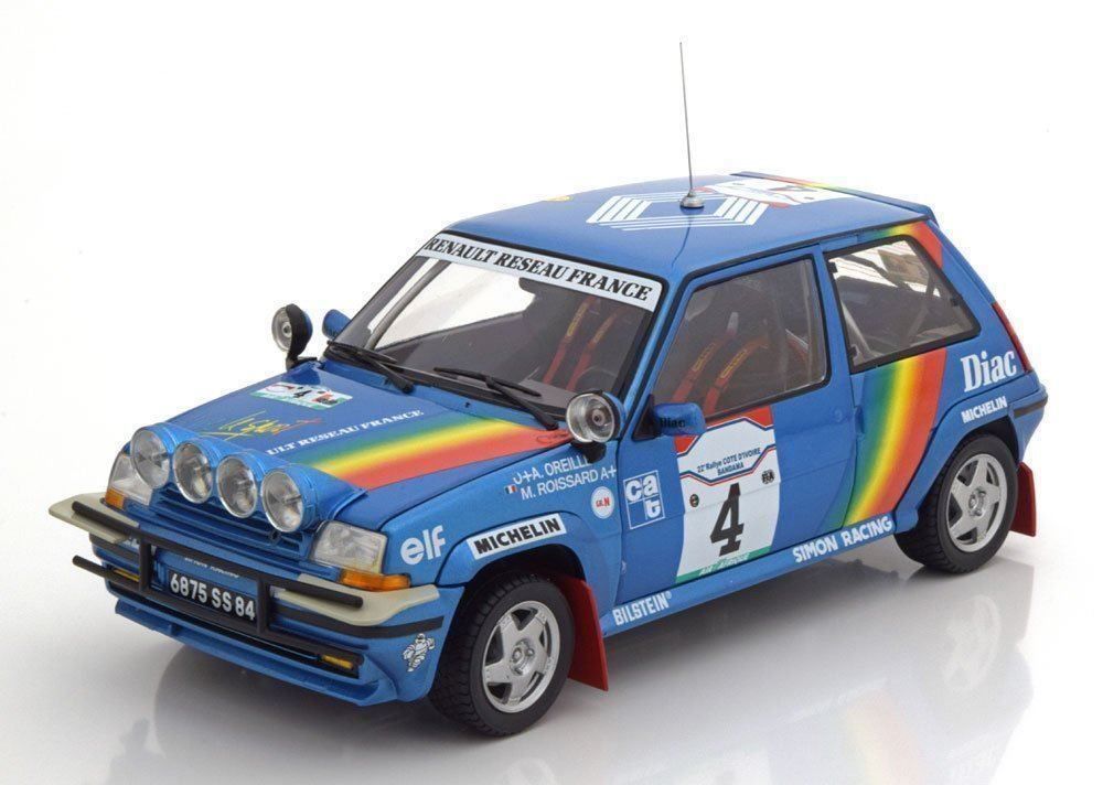 RENAULT 5 GT Turbo #11 Oreille Roissard Rallye De Monte Carlo 1990 RENAULT 5 GT Turbo #11 Oreille Roissard Rallye De Monte Carlo 1990