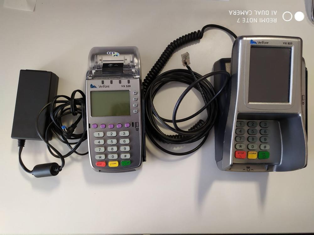 Verifone vx520 подключение к 1с