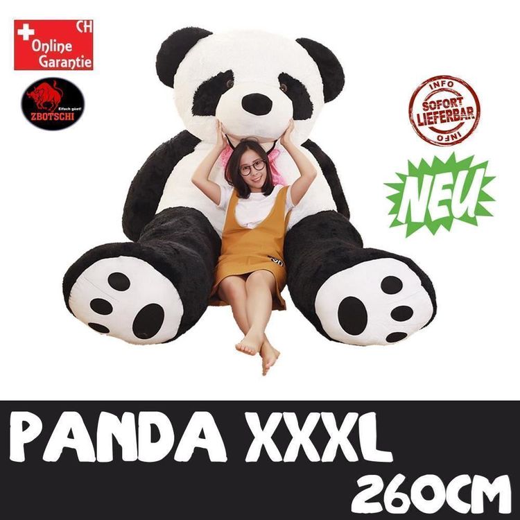 panda peluche xxl