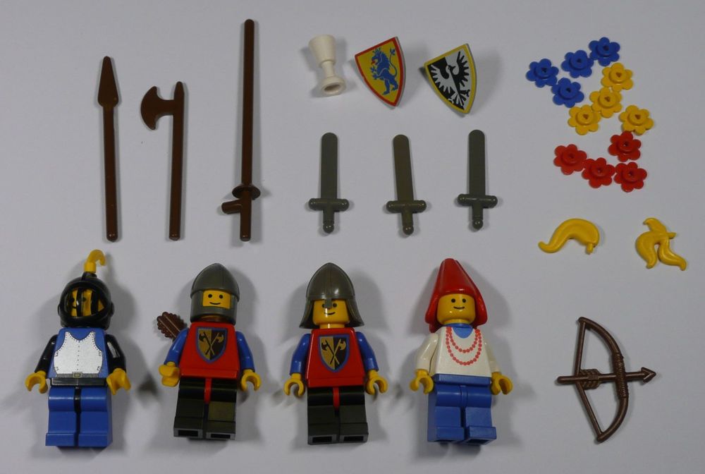 Lego® Castle Minifigur Löwen Ritter mit Bogen und Köcher  aus Set 6067 