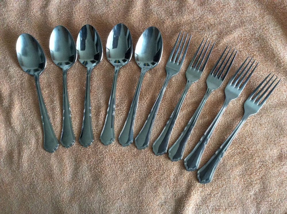 5 Löffel + 5 Gabeln, 18/10 | Kaufen auf Ricardo