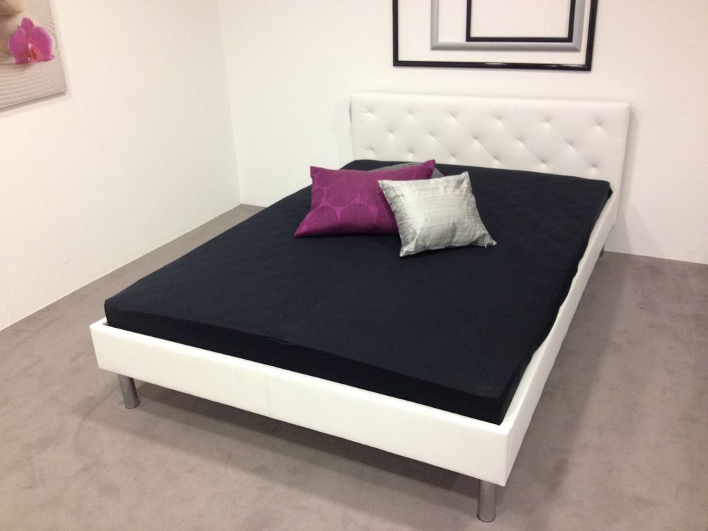 Komplettes Bett VICKY weiss 120 x 200 | Kaufen auf Ricardo