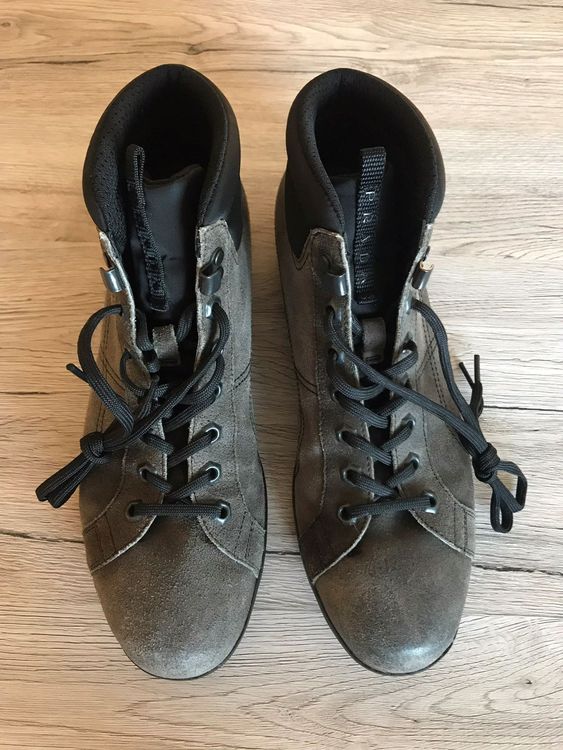 Prada Schuhe Boots Wildleder Grau Kaufen Auf Ricardo