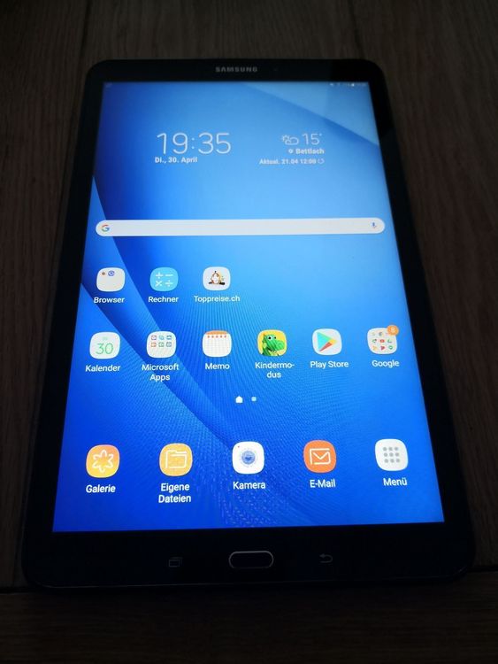 ladegerät samsung tablet sm t580