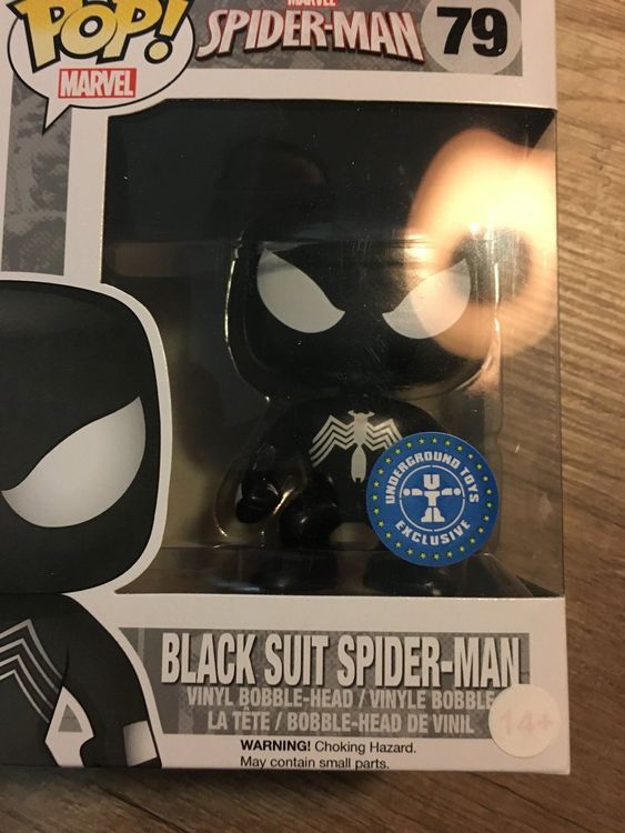 Funko Pop! Marvel Black Suit Spiderman Comprare su Ricardo