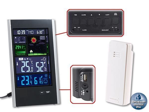 wetterstation mit au�ensensor fielmann