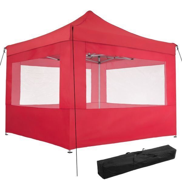 Alu Falt Pavillon Zelt 3x3m rot kaufen auf ricardo.ch