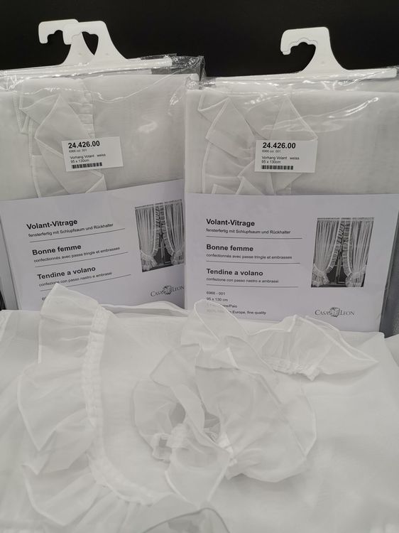 Volant Vorhänge, 6 Paar | Acheter sur Ricardo