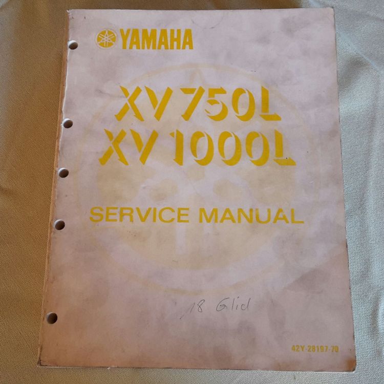 Yamaha Xv750 Und Xv 1000 Service Manual Kaufen Auf Ricardo