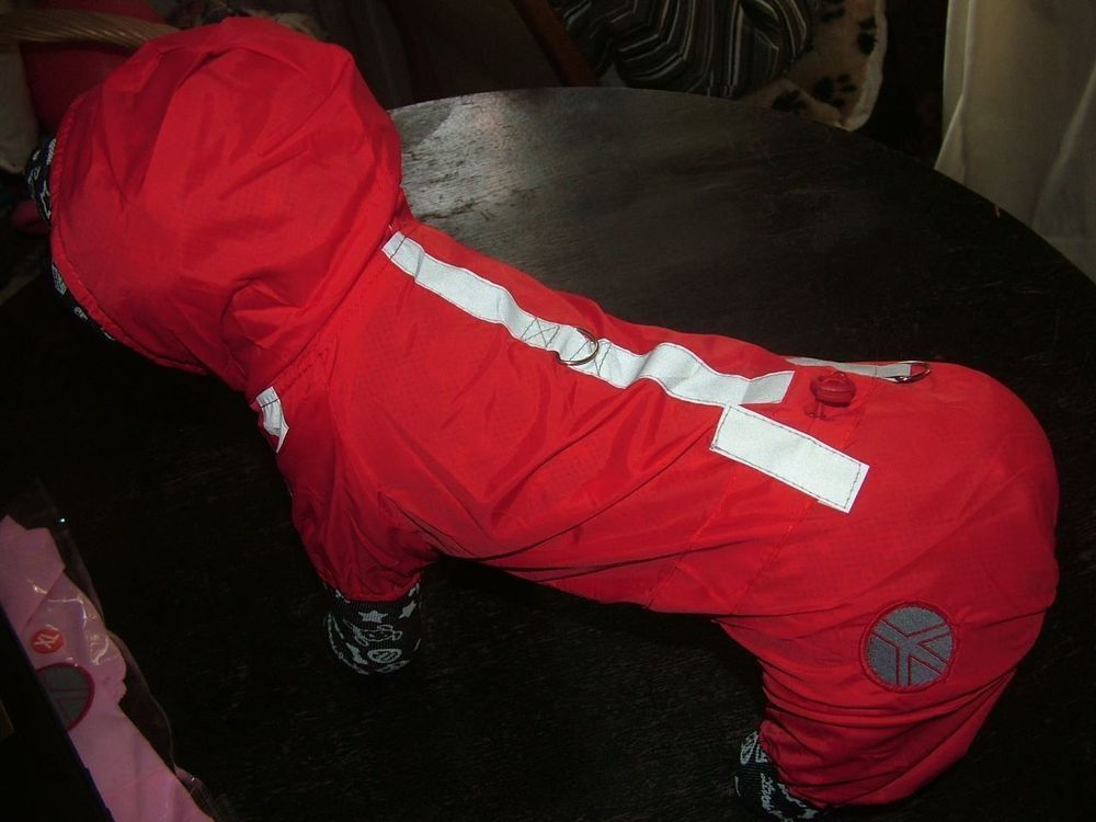 Hunde Regenoverall, rot, 34cm, neu Kaufen auf Ricardo
