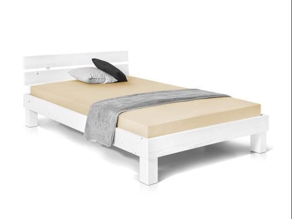 PUMBA Massivholzbett 120x200 cm Weiß | Kaufen auf Ricardo