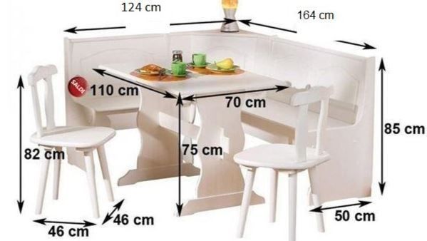 Eckbank 4 Teilig Massivholz Weiss Kaufen Auf Ricardo