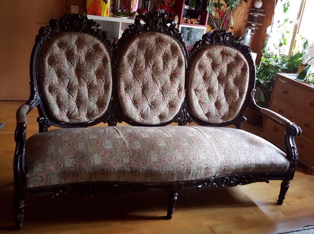 Opulentes Sofa mit Gobbelin-Stoff | Kaufen auf Ricardo