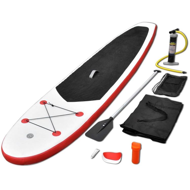 Stand Up Paddle Surfboard aufblasbar Rot Kaufen auf Ricardo