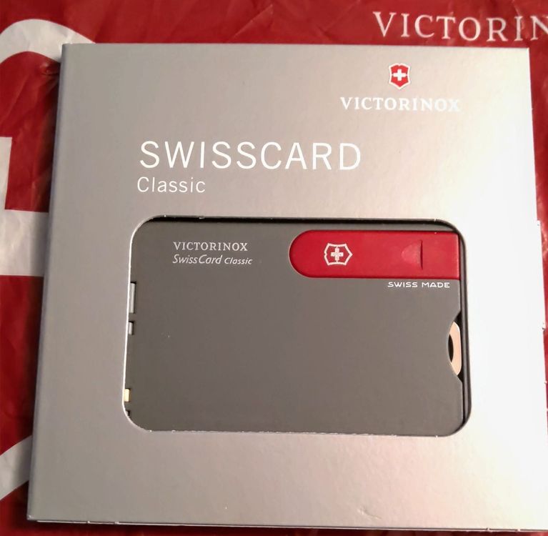 Швейцарская карта victorinox swisscard classic