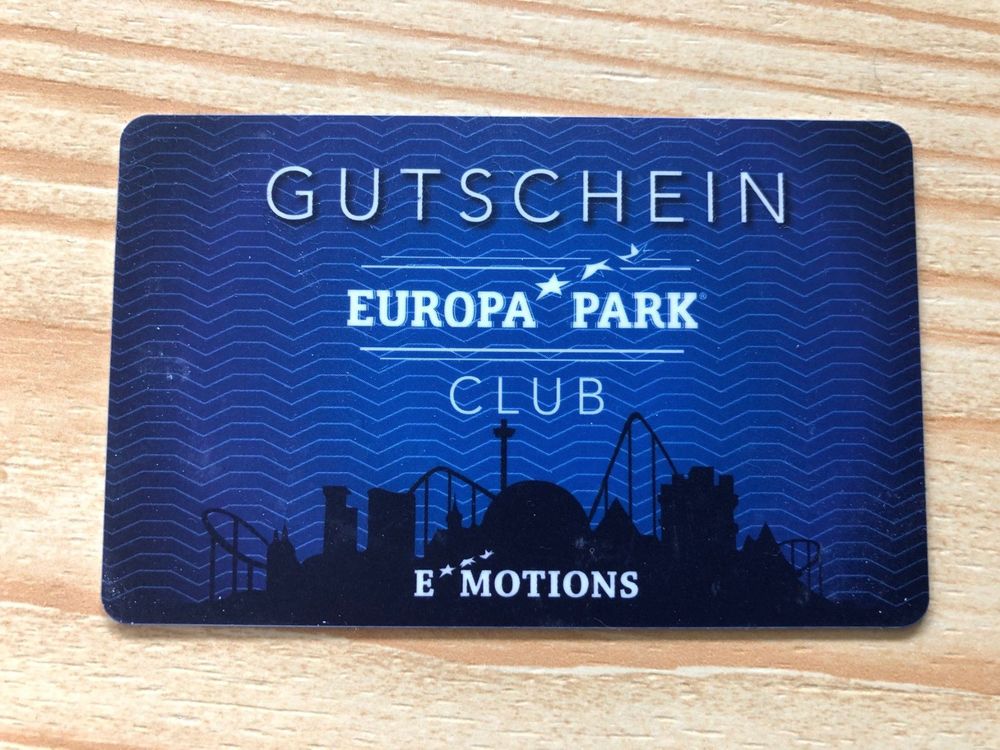 Europa-Park Gutscheinkarte mit EUR 210.- | Kaufen auf Ricardo