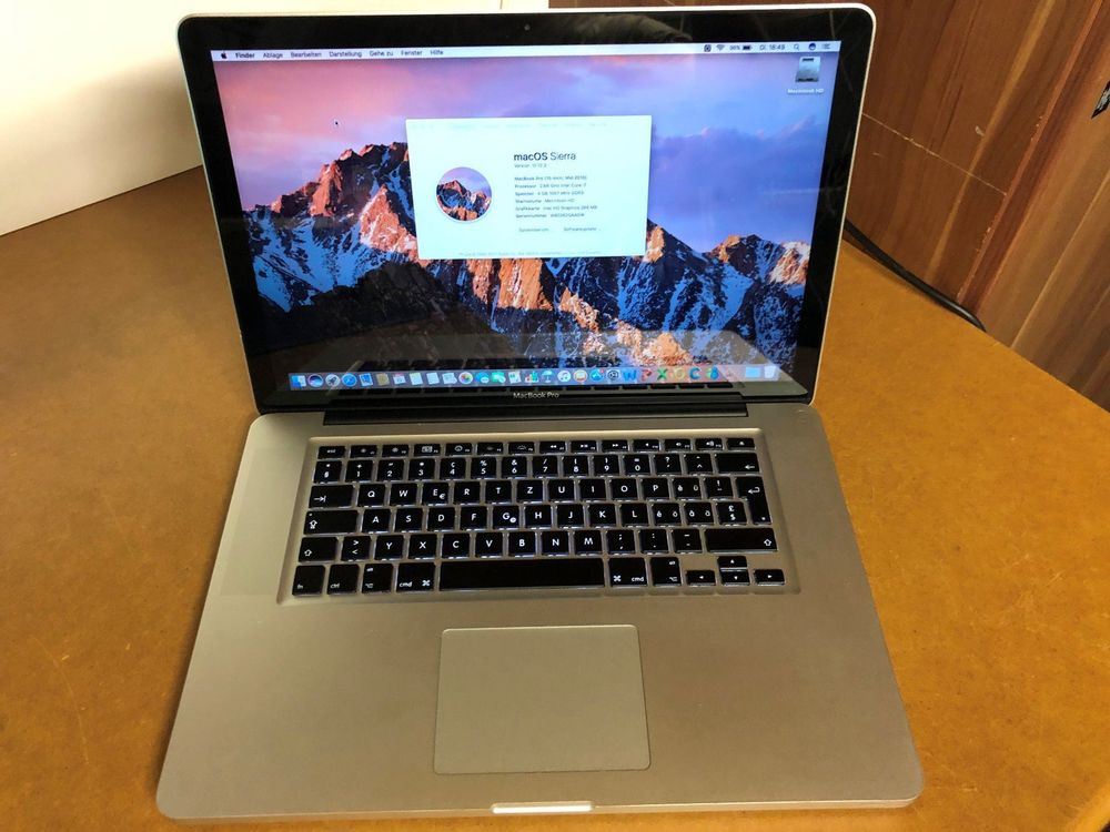 Apple Macbook Pro 15 Zoll Mitte 2010 Kaufen Auf Ricardo