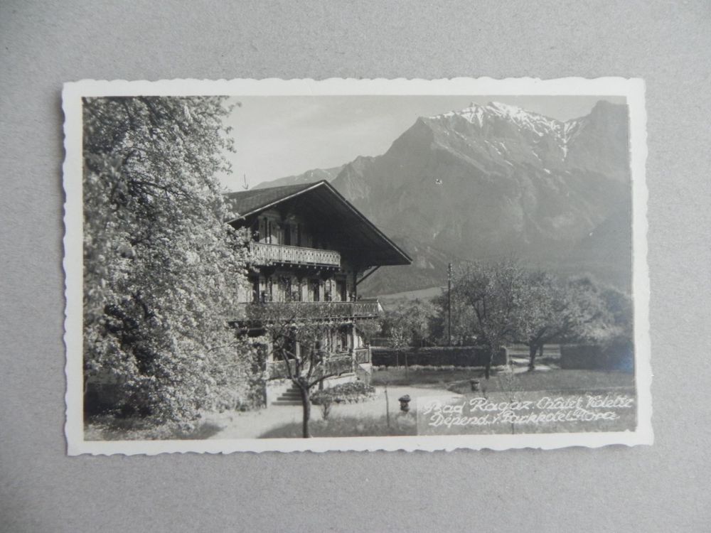 Karte Bad Ragaz SG Chalet Violete 1926 | Kaufen auf Ricardo