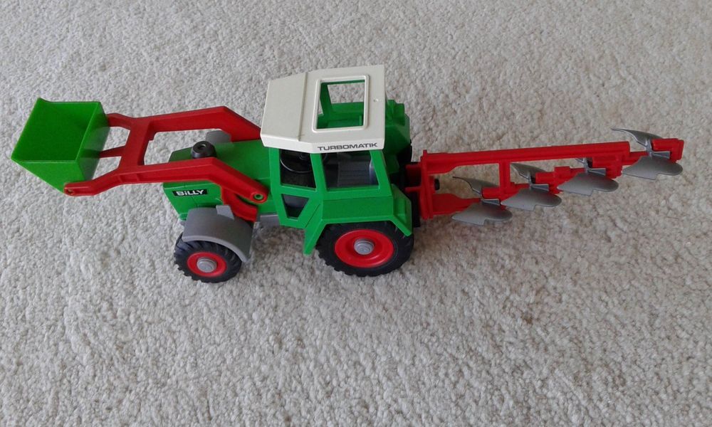 Playmobil Traktor Anhänger Zubehör PFLUG mit Rollen ERSATZTEIL Bauernhof 7723 
