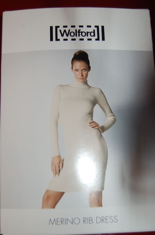 Wolford MERINO RIB DRESS schwarz 