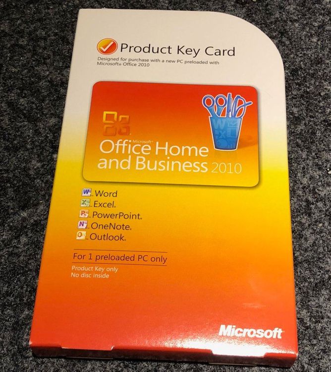 Microsoft Office 2010 Home and Business | Acheter sur Ricardo