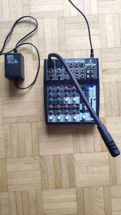 Behringer xenyx 1002 fx подключение к компьютеру