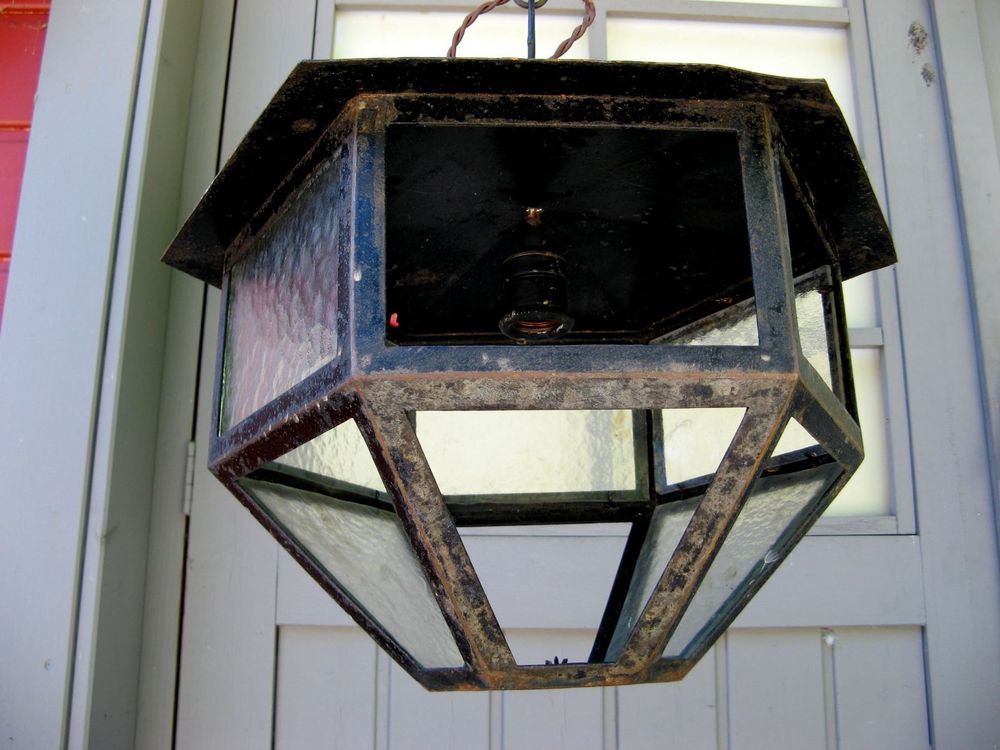 lanterne en fer forgé