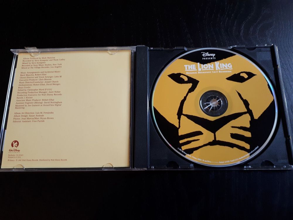 Cd Comedie Musicale Le Roi Lion Kaufen Auf Ricardo