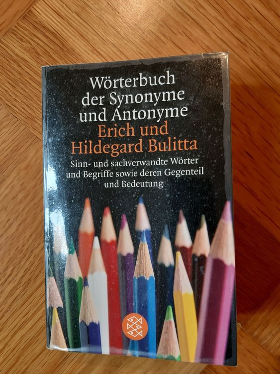 Worterbuch Der Synonyme Und Antonyme Kaufen Auf Ricardo
