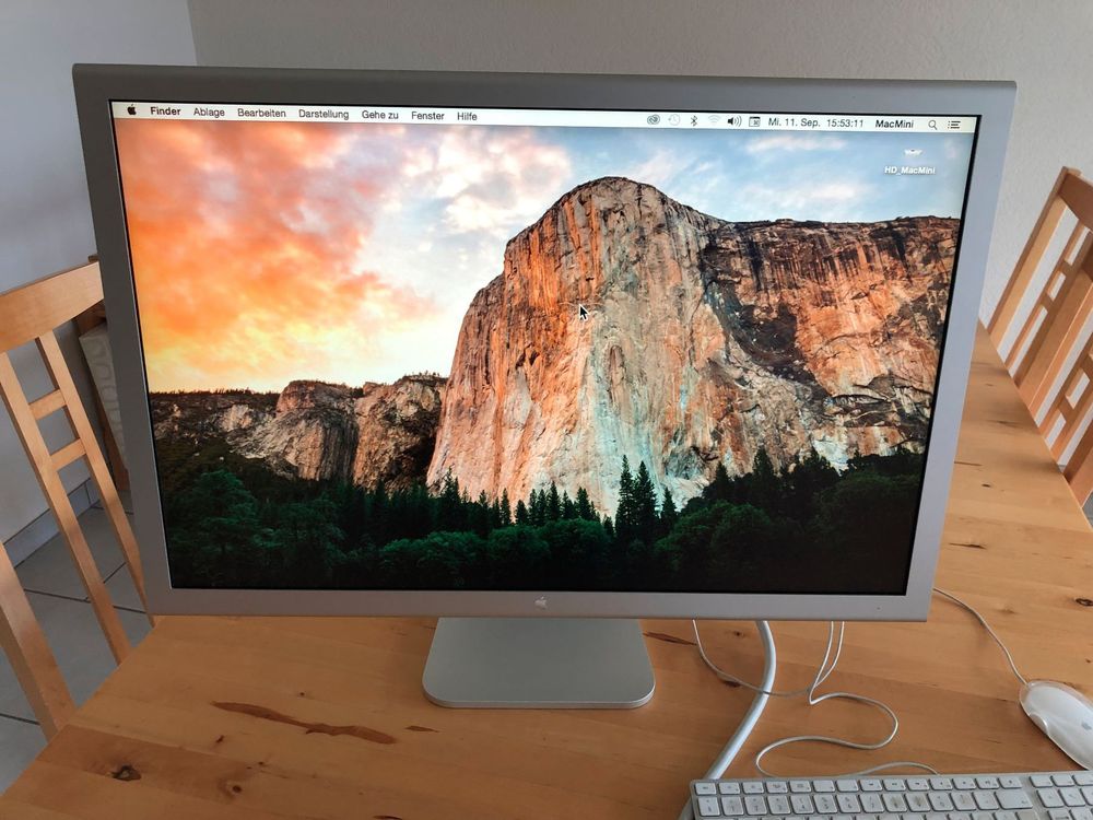 Как подключить apple cinema display 30 к macbook pro