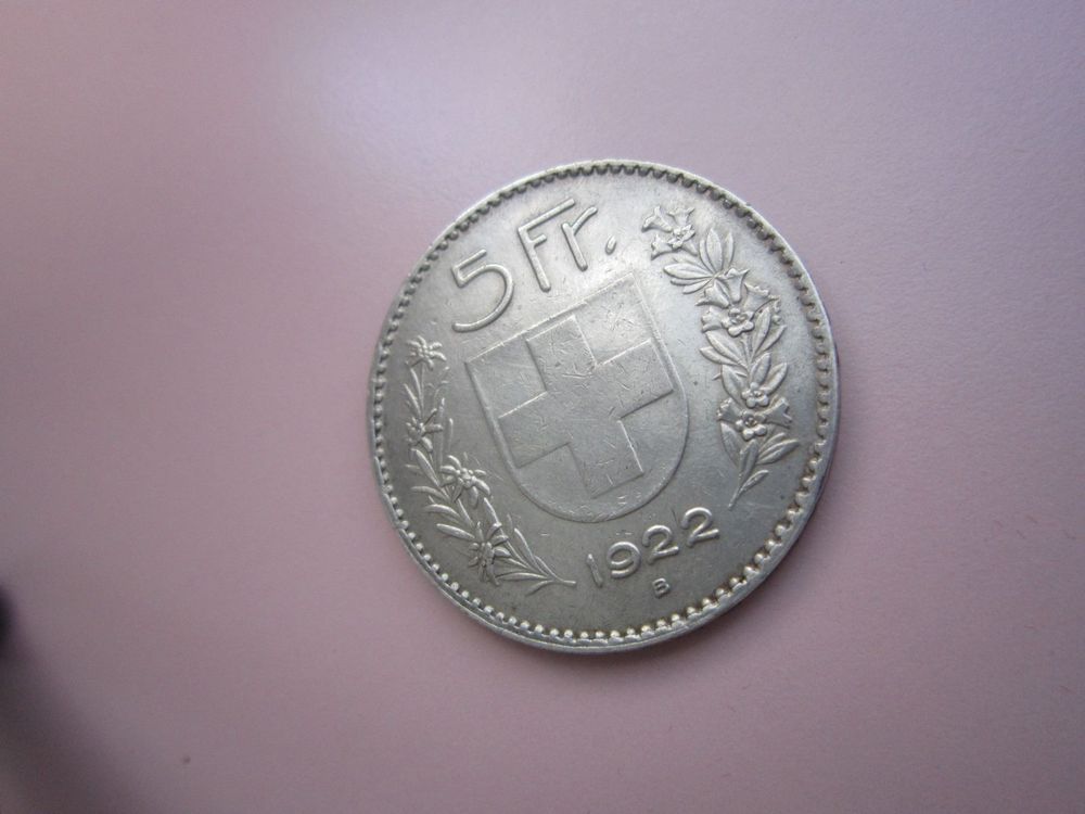 Schweiz 5 Fr 1922 Conf Helvetica Kaufen Auf Ricardo