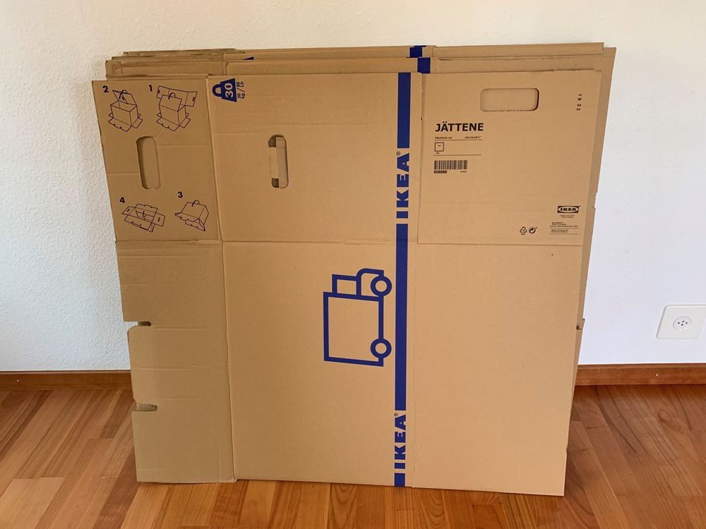 4 Stk Umzugskisten Ikea Comprare Su Ricardo