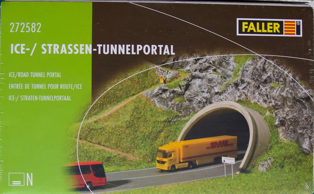 Spur N Tunnelbau - Faller 222559 Spur N Mauerplatte Tunnel ...