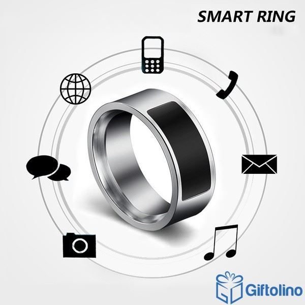 XHXseller Programmierbarer NFC-Ring wasserdicht multifunktional digitaler Ring Prevently Smart Ring intelligenter Ring kreativ 