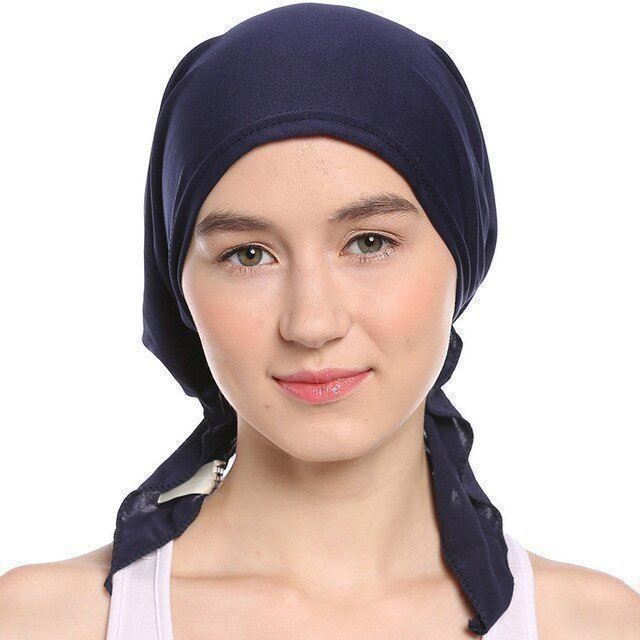  Moderne  Kopftuch  Turban Elastic Blau Kaufen auf Ricardo