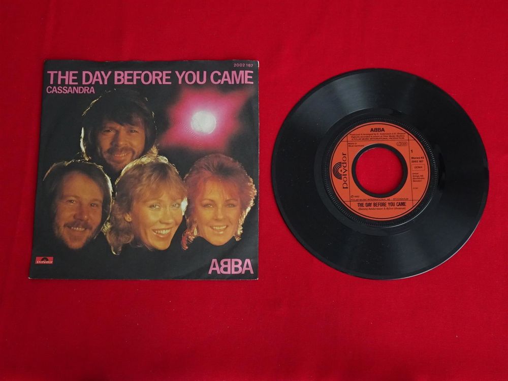 abba the day before you came