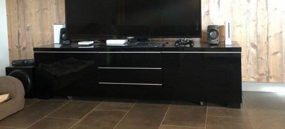 TV Möbel (schwarz) von Ikea BESTÅ BURS | Kaufen auf Ricardo