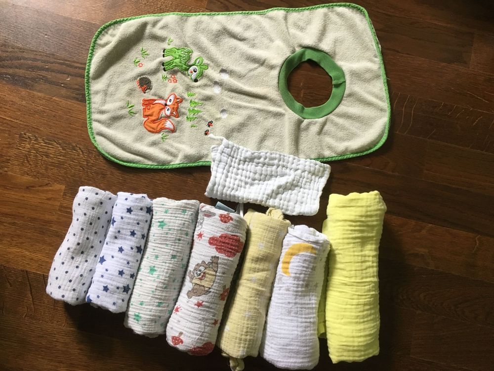 6 teile/satz Baumwolle Gaze Elastische Fingerbett für Kind Baby Oval Cavity Reinigungswerkzeug