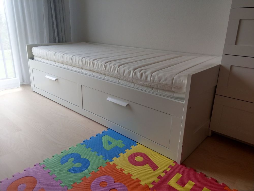 Bett Brimnes Mit 2 Matratzen Kaufen Auf Ricardo