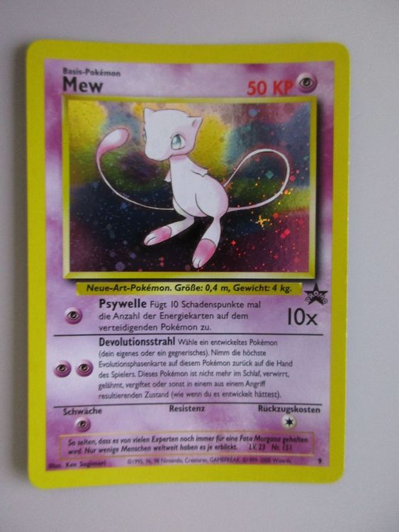 Pokémon Karte Black Star Promo Mew | Kaufen auf Ricardo