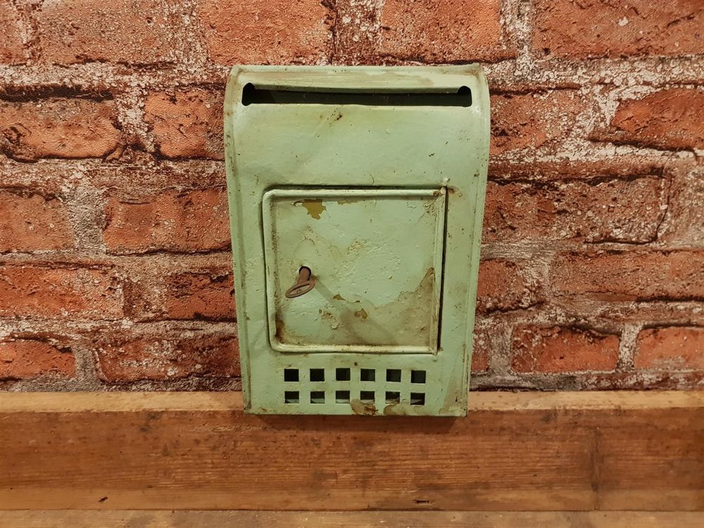 Antiker Blech Briefkasten mit Schlüssel | Kaufen auf Ricardo