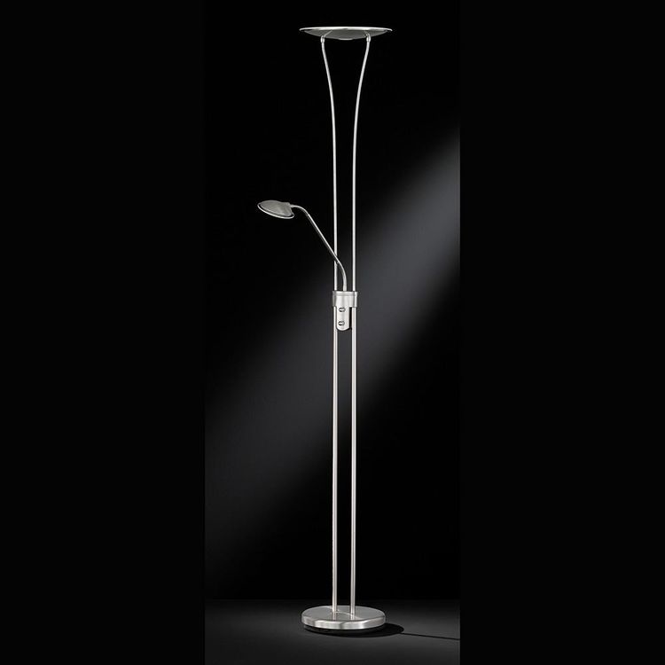 Dimmbare LED-Stehleuchte mit Lesearme kaufen auf Ricardo