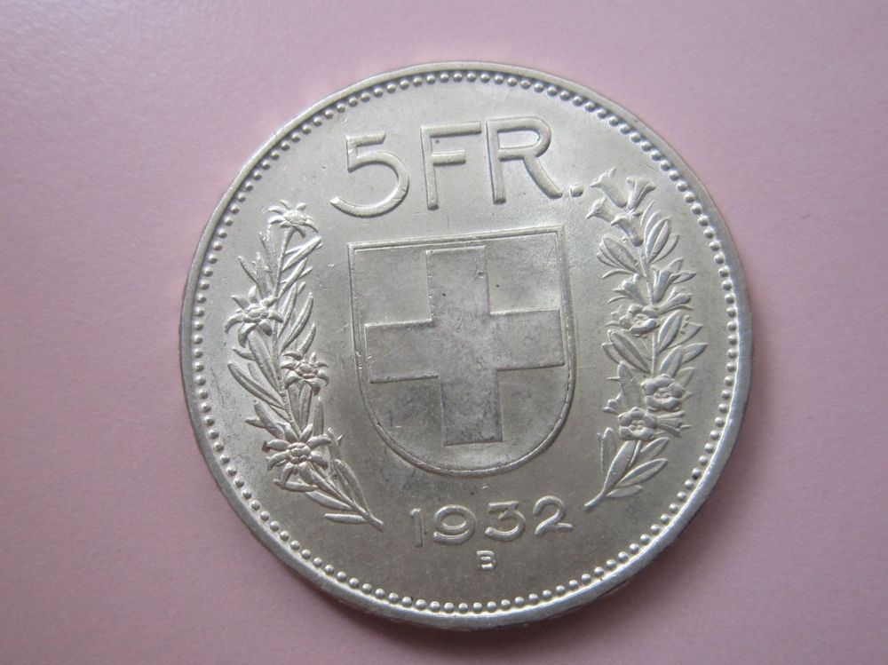5 Fr 1932 Conf Helvetica Unz Stgl Kaufen Auf Ricardo