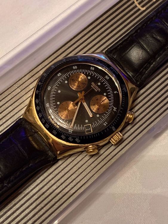 watch swatch chrono james bond 007\